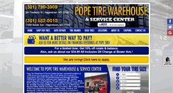 Desktop Screenshot of popetire.com